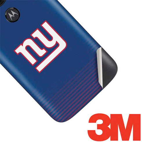 NFL New York Giants Breakaway Moto E5 Play Skin